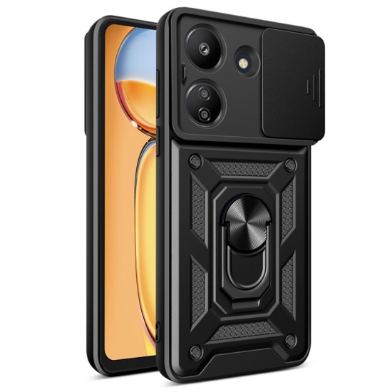 Husa pentru Xiaomi Redmi 13C 4G / Poco C65 - Techsuit CamShield Series - Black