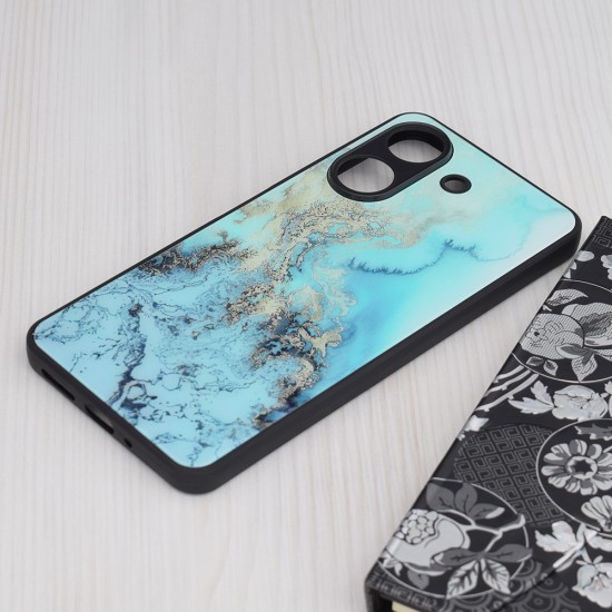 Husa pentru Xiaomi Redmi 13C 4G / Poco C65 - Techsuit Glaze Series - Blue Ocean