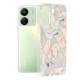 Husa pentru Xiaomi Redmi 13C 4G / Poco C65 - Techsuit Marble Series - Pink Hex