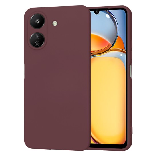 Husa pentru Xiaomi Redmi 13C 4G / Poco C65 - Techsuit SoftFlex - Plum Red