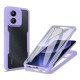 Husa pentru Xiaomi Redmi 13C 5G / Poco M6 + Folie - Techsuit ColorVerse 360 Series - Purple