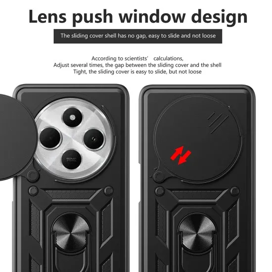Husa pentru Xiaomi Redmi 14C - Techsuit CamShield Series - Black Husa pentru Xiaomi Redmi 14C - Techsuit CamShield Series - Black
