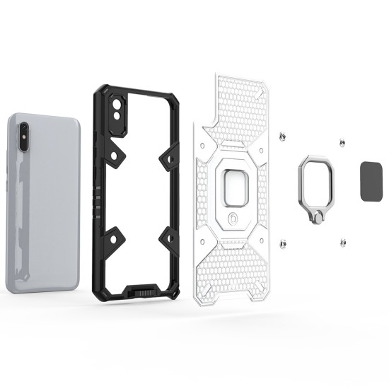 Husa pentru Xiaomi Redmi 9A / Redmi 9AT - Techsuit Honeycomb Armor - Blue