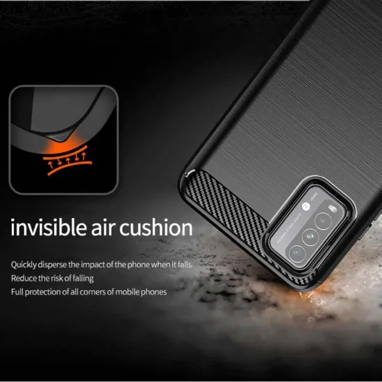 Husa pentru Xiaomi Redmi 9T / Redmi 9 Power - Techsuit Carbon Silicone - Black Husa pentru Xiaomi Redmi 9T / Redmi 9 Power - Techsuit Carbon Silicone - Black