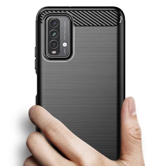 Husa pentru Xiaomi Redmi 9T / Redmi 9 Power - Techsuit Carbon Silicone - Black Husa pentru Xiaomi Redmi 9T / Redmi 9 Power - Techsuit Carbon Silicone - Black