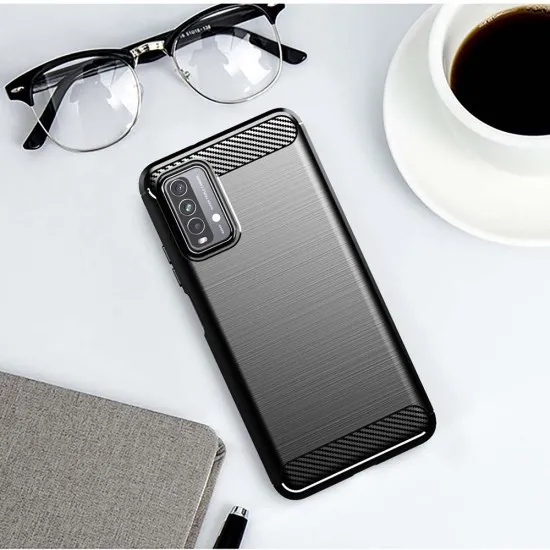 Husa pentru Xiaomi Redmi 9T / Redmi 9 Power - Techsuit Carbon Silicone - Black Husa pentru Xiaomi Redmi 9T / Redmi 9 Power - Techsuit Carbon Silicone - Black