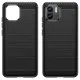 Husa pentru Xiaomi Redmi A1+ / A2+ - Techsuit Carbon Silicone - Black Husa pentru Xiaomi Redmi A1+ / A2+ - Techsuit Carbon Silicone - Black