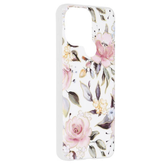 Husa pentru Xiaomi Redmi A1+ / A2+ - Techsuit Marble Series - Chloe White