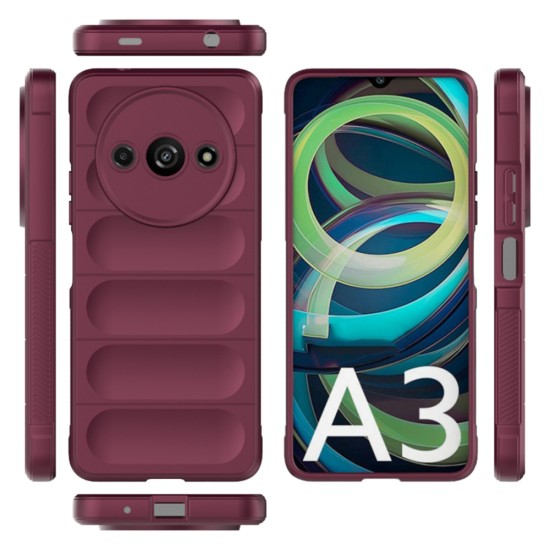 Husa pentru Xiaomi Redmi A3 - Techsuit Magic Shield - Bordeaux