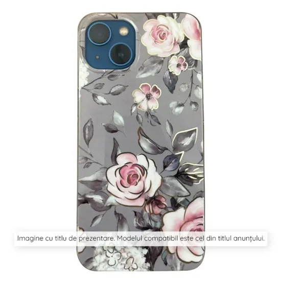 Husa pentru Xiaomi Redmi A3 - Techsuit Marble Series - Bloom of Ruth Gray Husa pentru Xiaomi Redmi A3 - Techsuit Marble Series - Bloom of Ruth Gray