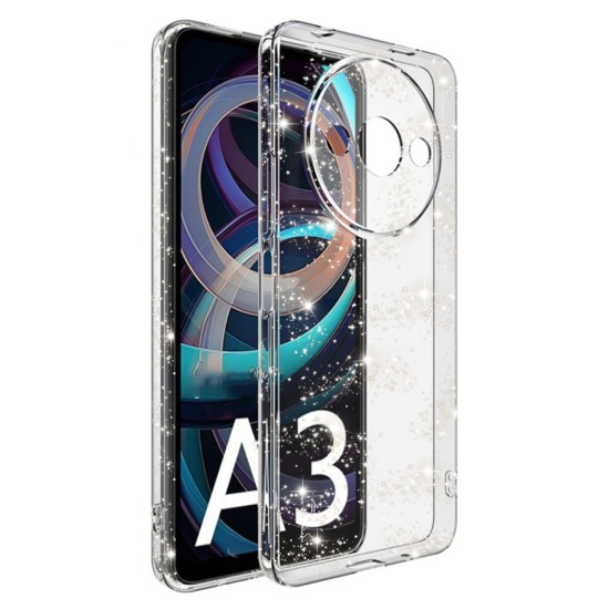 Husa pentru Xiaomi Redmi A3 - Techsuit SparkleSkin Series - Clear