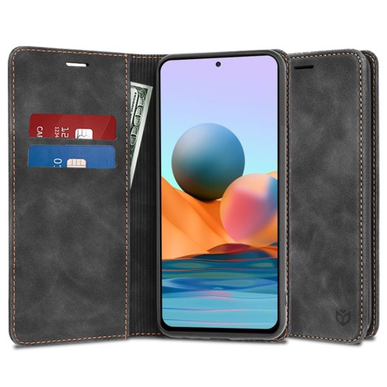 Husa pentru Xiaomi Redmi Note 10 Pro / Note 10 Pro Max - Techsuit Confy Cover - Black