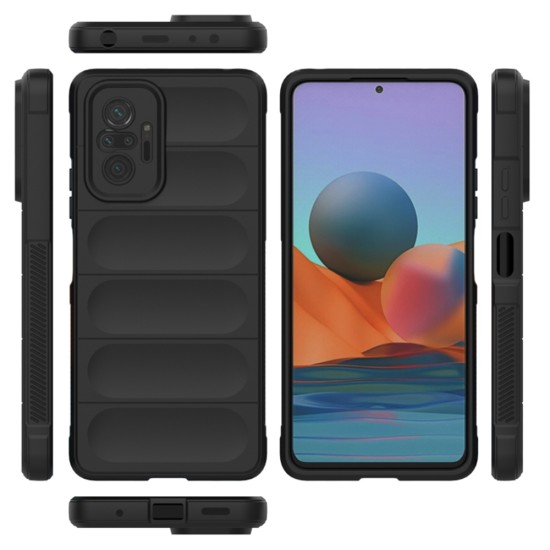 Husa pentru Xiaomi Redmi Note 10 Pro / Note 10 Pro Max - Techsuit Magic Shield - Black