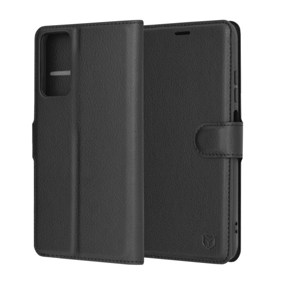 Husa pentru Xiaomi Redmi Note 11 / Note 11S - Techsuit Leather Folio - Black