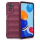 Husa pentru Xiaomi Redmi Note 11 / Note 11S - Techsuit Magic Shield - Bordeaux