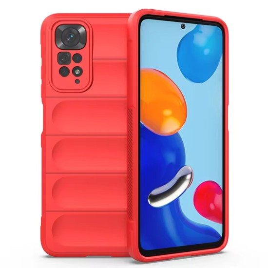 Husa pentru Xiaomi Redmi Note 11 / Note 11S - Techsuit Magic Shield - Red