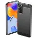 Husa pentru Xiaomi Redmi Note 11 Pro 4G / Note 11 Pro 5G / Note 12 Pro 4G - Techsuit Carbon Silicone - Black