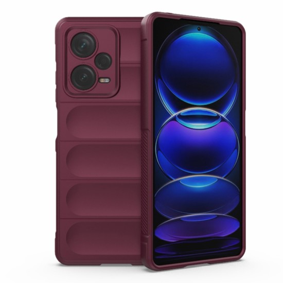 Husa pentru Xiaomi Redmi Note 12 Pro 5G - Techsuit Magic Shield - Bordeaux