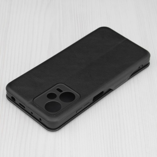 Husa pentru Xiaomi Redmi Note 12 Pro 5G Techsuit Safe Wallet Plus, Black