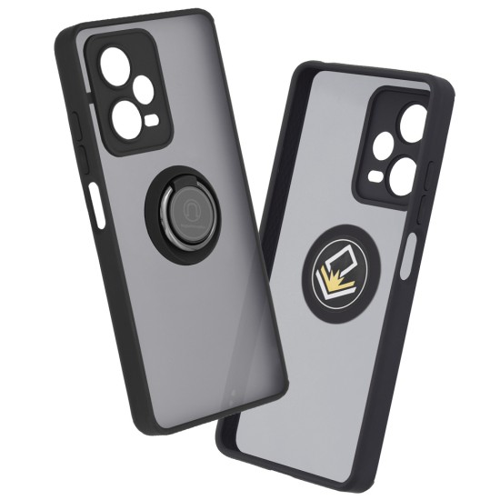Husa pentru Xiaomi Redmi Note 12 Pro+ - Techsuit Glinth - Black Husa pentru Xiaomi Redmi Note 12 Pro+ - Techsuit Glinth - Black