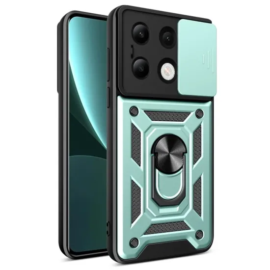 Husa pentru Xiaomi Redmi Note 13 4G - Techsuit CamShield Series - Green Husa pentru Xiaomi Redmi Note 13 4G - Techsuit CamShield Series - Green