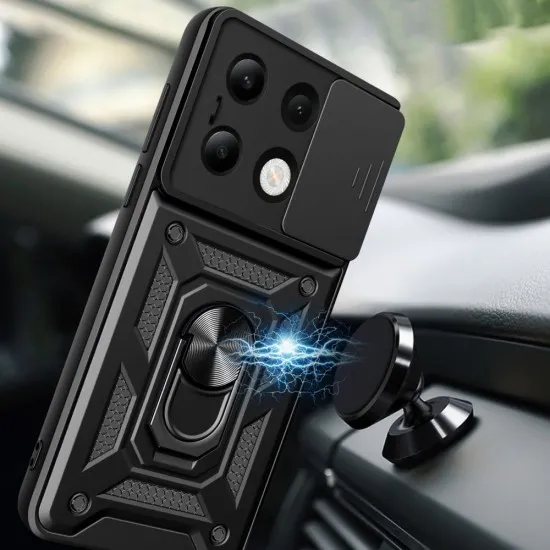 Husa pentru Xiaomi Redmi Note 13 4G - Techsuit CamShield Series - Green Husa pentru Xiaomi Redmi Note 13 4G - Techsuit CamShield Series - Green