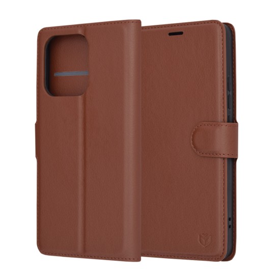 Husa pentru Xiaomi Redmi Note 13 4G - Techsuit Leather Folio - Brown