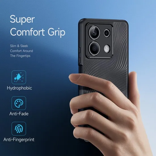 Husa pentru Xiaomi Redmi Note 13 5G - Dux Ducis Aimo Series - Black Husa pentru Xiaomi Redmi Note 13 5G - Dux Ducis Aimo Series - Black