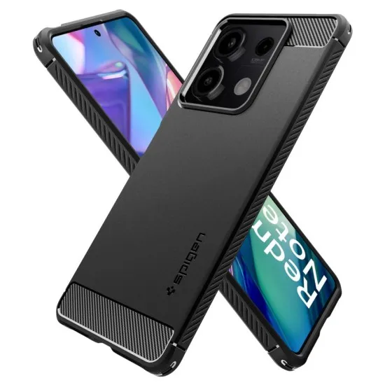Husa pentru Xiaomi Redmi Note 13 5G - Spigen Rugged Armor - Black Husa pentru Xiaomi Redmi Note 13 5G - Spigen Rugged Armor - Black