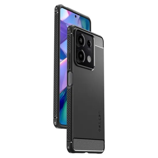 Husa pentru Xiaomi Redmi Note 13 5G - Spigen Rugged Armor - Black Husa pentru Xiaomi Redmi Note 13 5G - Spigen Rugged Armor - Black