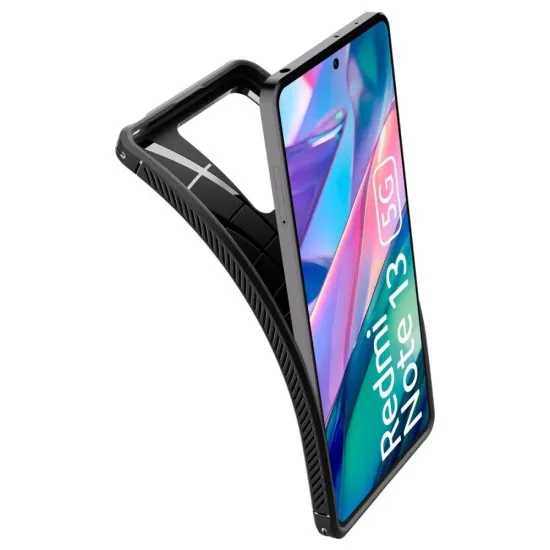 Husa pentru Xiaomi Redmi Note 13 5G - Spigen Rugged Armor - Black Husa pentru Xiaomi Redmi Note 13 5G - Spigen Rugged Armor - Black