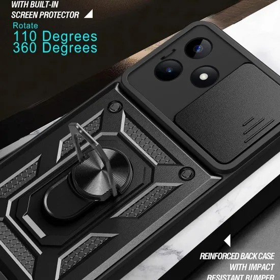 Husa pentru Xiaomi Redmi Note 13 5G - Techsuit CamShield Series - Black Husa pentru Xiaomi Redmi Note 13 5G - Techsuit CamShield Series - Black
