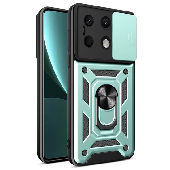 Husa pentru Xiaomi Redmi Note 13 5G - Techsuit CamShield Series - Green