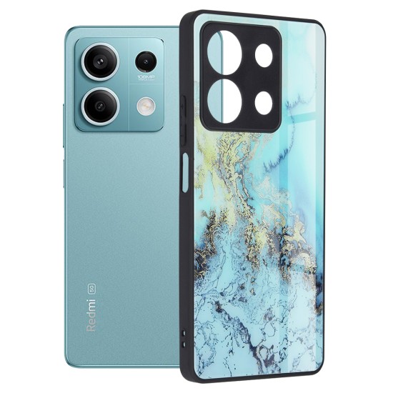 Husa pentru Xiaomi Redmi Note 13 5G - Techsuit Glaze Series - Blue Ocean