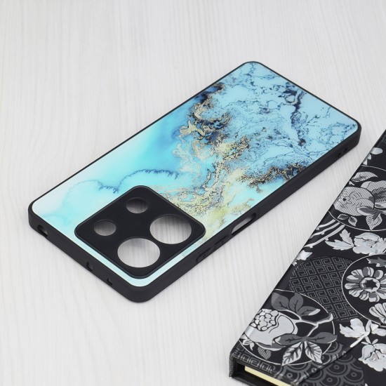 Husa pentru Xiaomi Redmi Note 13 5G - Techsuit Glaze Series - Blue Ocean