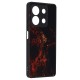 Husa pentru Xiaomi Redmi Note 13 5G - Techsuit Glaze Series - Red Nebula