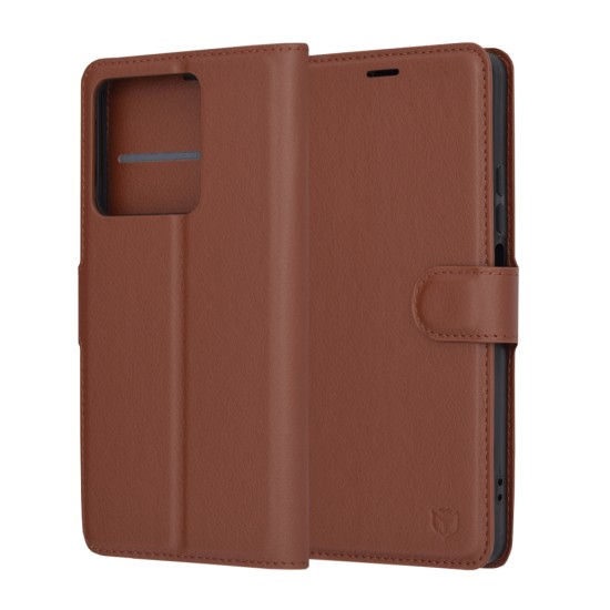 Husa pentru Xiaomi Redmi Note 13 5G - Techsuit Leather Folio - Brown