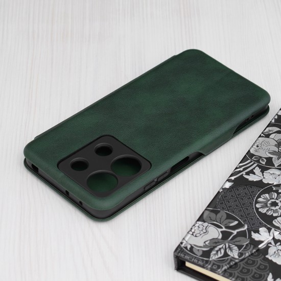 Husa pentru Xiaomi Redmi Note 13 5G - Techsuit Safe Wallet Plus - Green