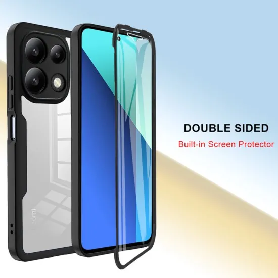 Husa pentru Xiaomi Redmi Note 13 Pro 4G / Poco M6 Pro 4G + Folie - Techsuit ColorVerse 360 Series - Blue Husa pentru Xiaomi Redmi Note 13 Pro 4G / Poco M6 Pro 4G + Folie - Techsuit ColorVerse 360 Series - Blue
