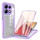 Husa pentru Xiaomi Redmi Note 13 Pro 4G / Poco M6 Pro 4G + Folie - Techsuit ColorVerse 360 Series - Purple