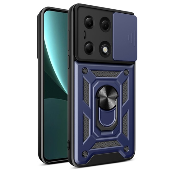 Husa pentru Xiaomi Redmi Note 13 Pro 4G / Poco M6 Pro 4G - Techsuit CamShield Series - Blue Husa pentru Xiaomi Redmi Note 13 Pro 4G / Poco M6 Pro 4G - Techsuit CamShield Series - Blue