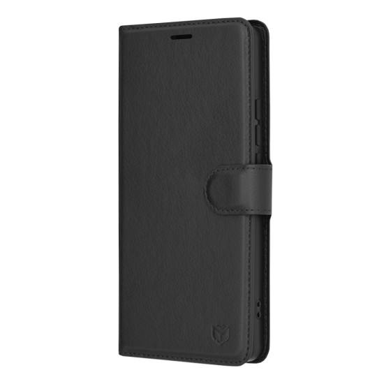 Husa pentru Xiaomi Redmi Note 13 Pro 4G / Poco M6 Pro 4G - Techsuit Leather Folio - Black