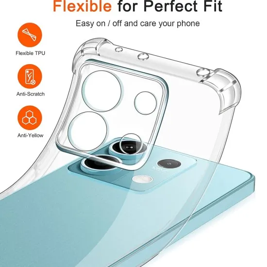 Husa pentru Xiaomi Redmi Note 13 Pro 4G / Poco M6 Pro 4G - Techsuit Shockproof Clear Silicone - Clear Husa pentru Xiaomi Redmi Note 13 Pro 4G / Poco M6 Pro 4G - Techsuit Shockproof Clear Silicone - Clear