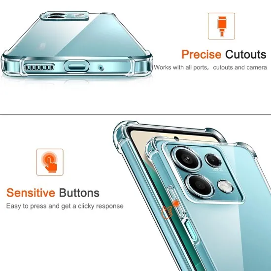 Husa pentru Xiaomi Redmi Note 13 Pro 4G / Poco M6 Pro 4G - Techsuit Shockproof Clear Silicone - Clear Husa pentru Xiaomi Redmi Note 13 Pro 4G / Poco M6 Pro 4G - Techsuit Shockproof Clear Silicone - Clear