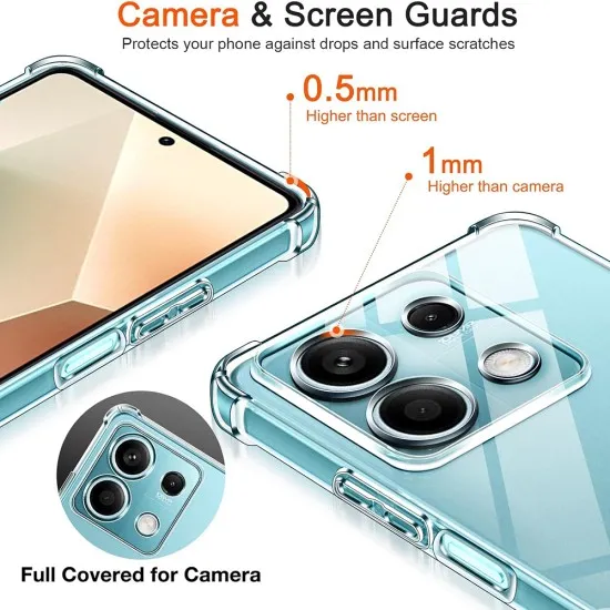 Husa pentru Xiaomi Redmi Note 13 Pro 4G / Poco M6 Pro 4G - Techsuit Shockproof Clear Silicone - Clear Husa pentru Xiaomi Redmi Note 13 Pro 4G / Poco M6 Pro 4G - Techsuit Shockproof Clear Silicone - Clear