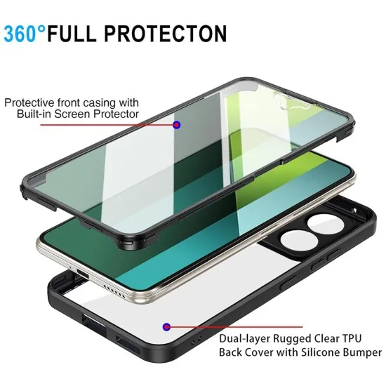 Husa pentru Xiaomi Redmi Note 13 Pro 5G / Poco X6 + Folie - Techsuit ColorVerse 360 Series - Purple Husa pentru Xiaomi Redmi Note 13 Pro 5G / Poco X6 + Folie - Techsuit ColorVerse 360 Series - Purple
