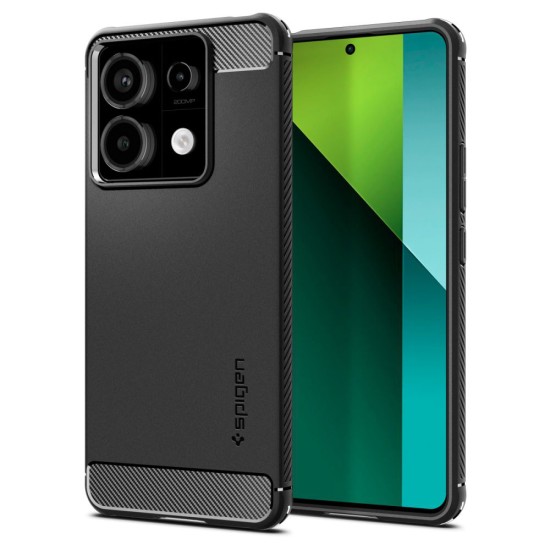 Husa pentru Xiaomi Redmi Note 13 Pro 5G / Poco X6 - Spigen Rugged Armor - Black