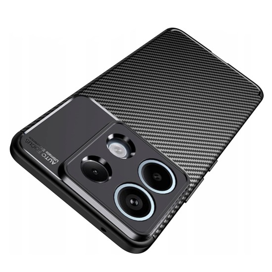 Husa pentru Xiaomi Redmi Note 13 Pro 5G / Poco X6 - Techsuit CarbonFiber - Black