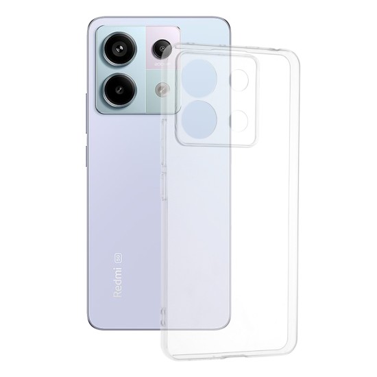 Husa pentru Xiaomi Redmi Note 13 Pro 5G / Poco X6 - Techsuit Clear Silicone - Transparent