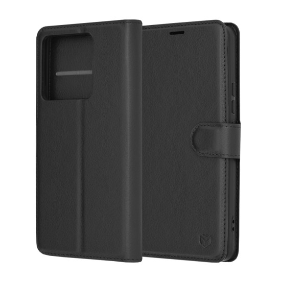 Husa pentru Xiaomi Redmi Note 13 Pro 5G / Poco X6 - Techsuit Leather Folio - Black